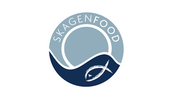 Skagenfood logo: a simple, elegant design featuring the name "Skagenfood"